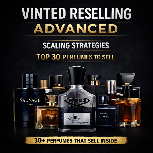 Vinted Reselling Advanced: Scaling System + 30+ Perfumes That Sell